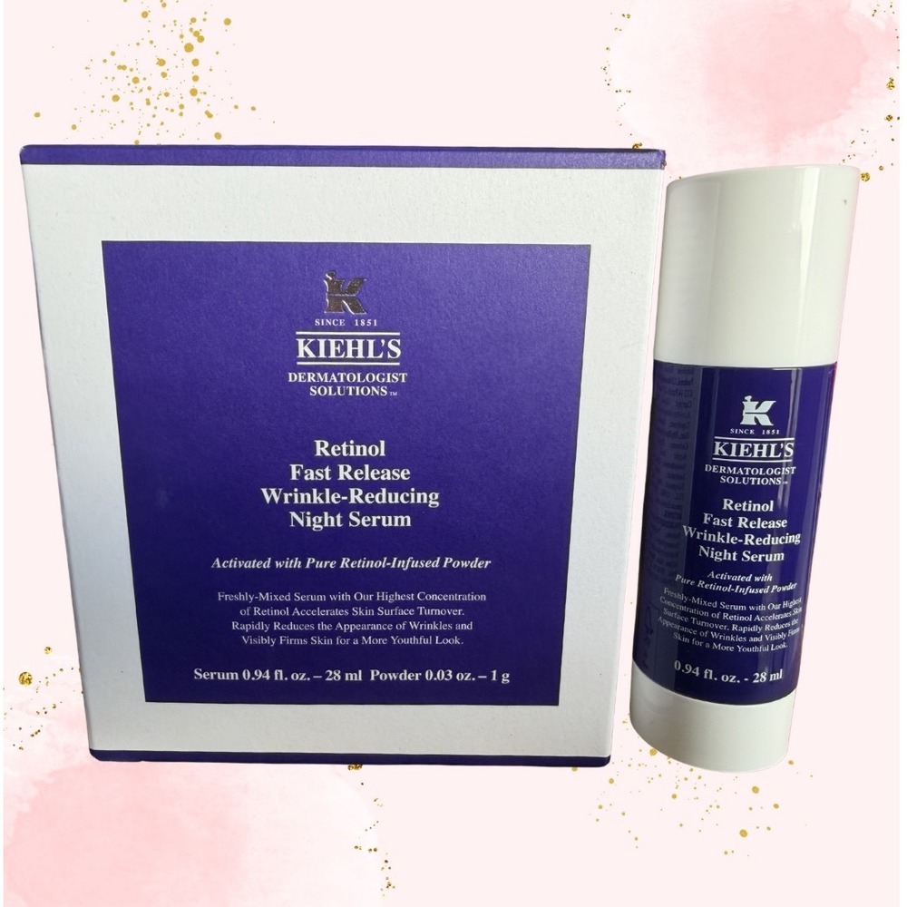 *NIB* Kiehl's Retinol Fast Release‎ Wrinkle Reducing Night Serum 0.94oz
